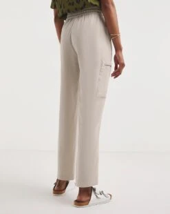 Stone Premium Soft Pull On Cargo Trouser -Deals Stylo Vex Store y01zh084722w