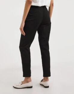 Black Stretch Chino Trousers -Deals Stylo Vex Store y01zh097753w