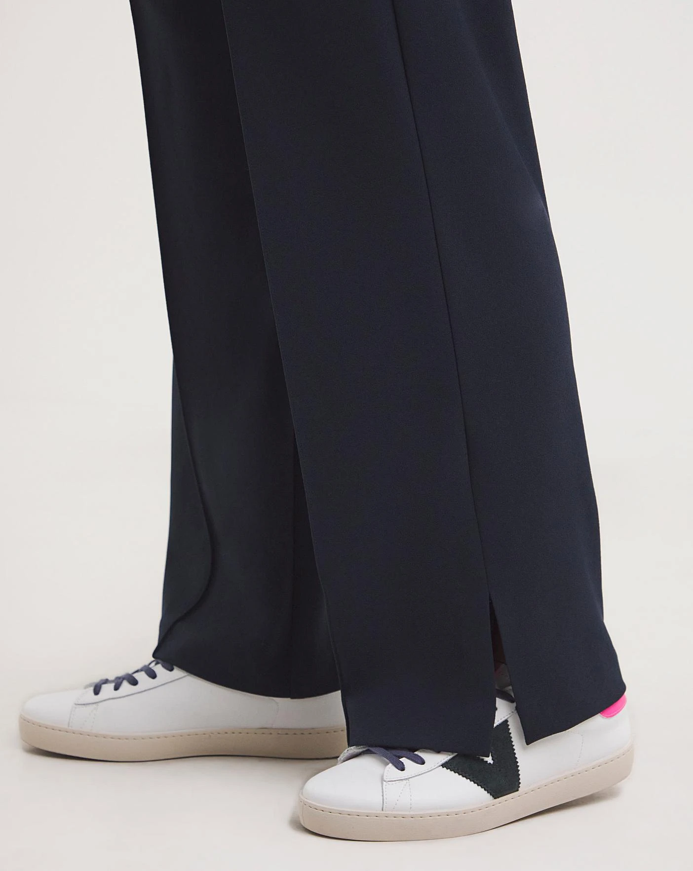 Scuba Crepe Pull On Wide Leg Trousers 6 Scuba Crepe Pull On Wide Leg Trousers - Image 4