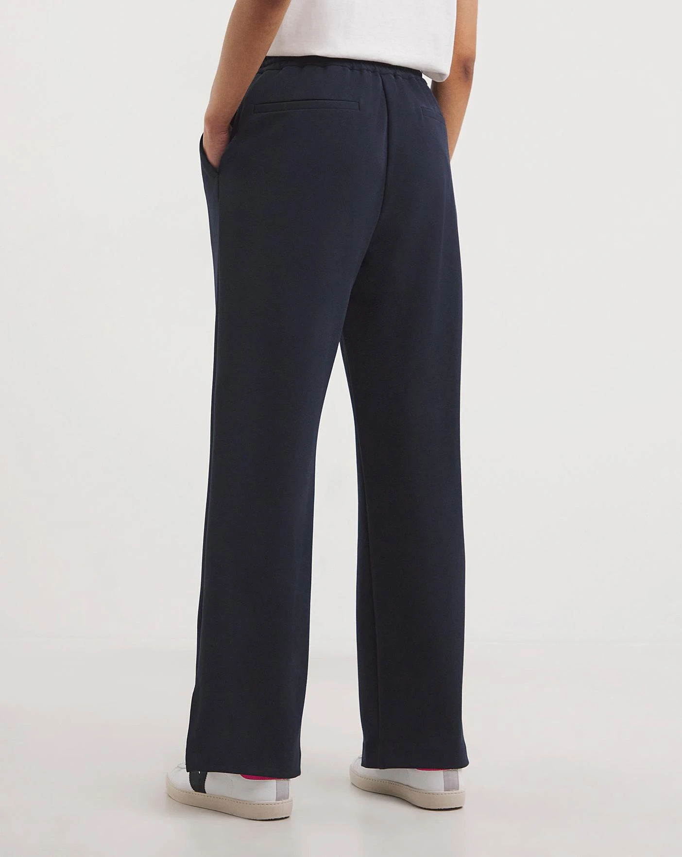 Scuba Crepe Pull On Wide Leg Trousers 5 Scuba Crepe Pull On Wide Leg Trousers - Image 3