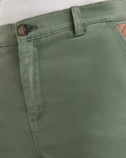 Khaki Stretch Chino Cropped Trousers -Deals Stylo Vex Store y01zh392727w