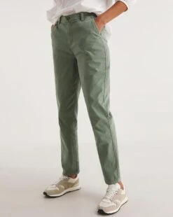 Khaki Stretch Chino Trousers -Deals Stylo Vex Store y01zh408716w
