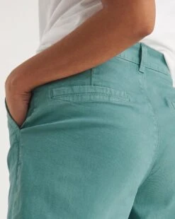 Misty Blue Stretch Chino Turn Up Shorts -Deals Stylo Vex Store y01zh430728w