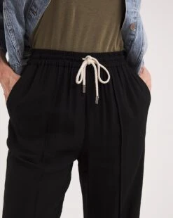 Lyocell Tie Waist Wide Leg Trouser -Deals Stylo Vex Store y01zi998738w