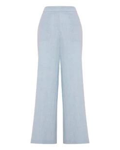Sky Blue Wide Leg Trousers -Deals Stylo Vex Store y01zv895731s
