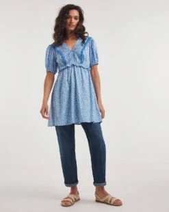 Joe Browns Lace Trim Ditsy Top