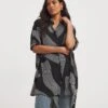 Mono Print Oversized Blouse 2 Mono Print Oversized Blouse -Deals Stylo Vex Store z01bm632705w