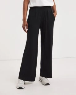 2 Pack Pull On Wide Leg Trousers -Deals Stylo Vex Store z01zf596748w